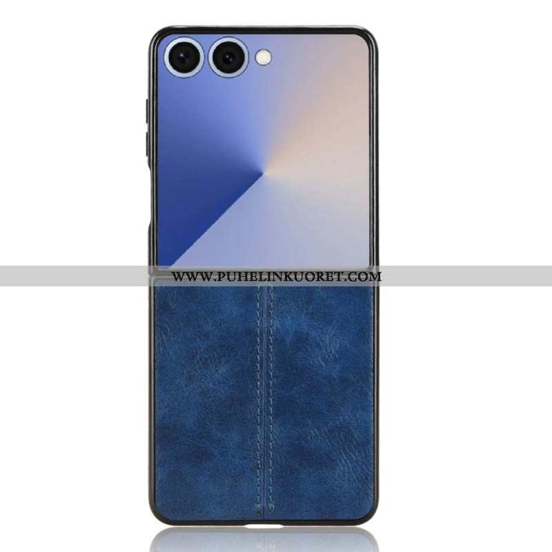 Kuori Samsung Galaxy Z Flip 7 Ommeltu Nahkakuvioinen