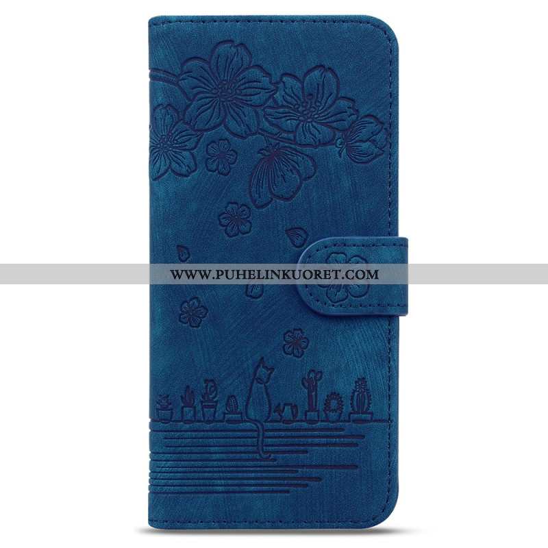 Nahkakotelo Samsung Galaxy Z Fold 7 Kissanäkymä