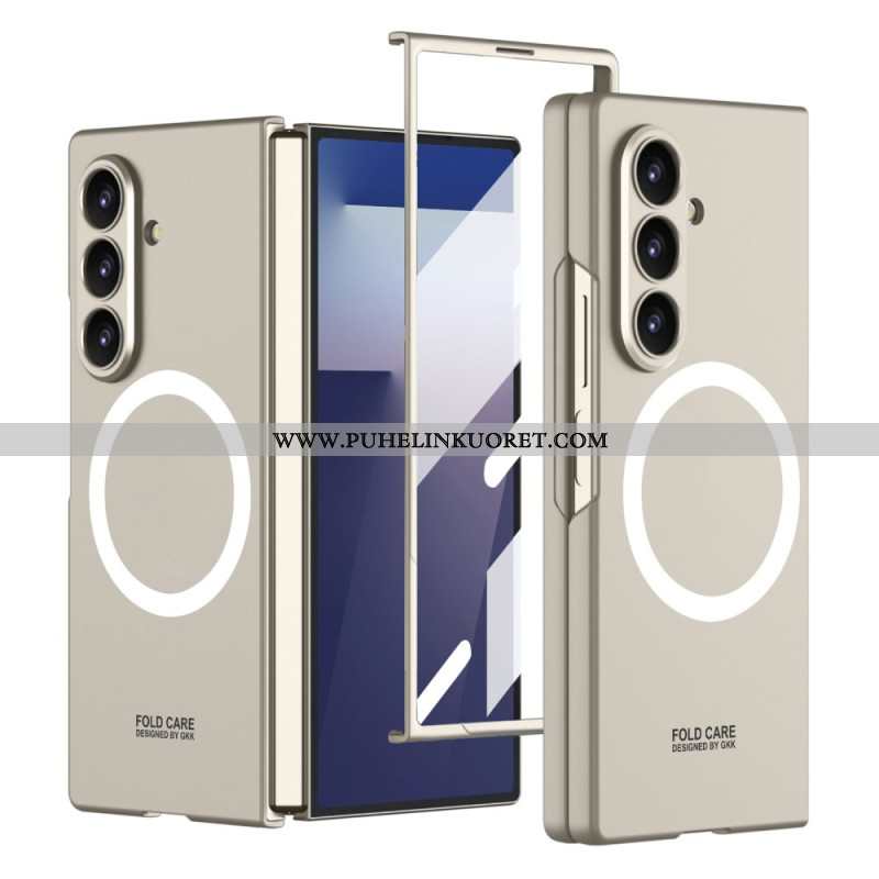 Kuori Samsung Galaxy Z Fold 7 Magneettinen Karkaistulla Lasisella Näytönsuojalla