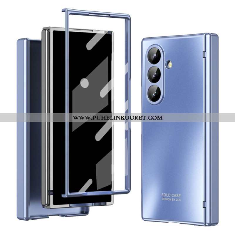 Kuori Samsung Galaxy Z Fold 7 Metallinhohtoinen Näytönsuoja