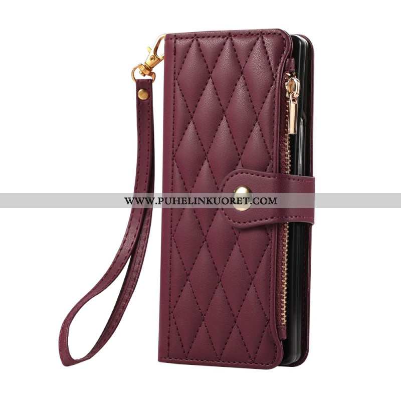 Kotelot Samsung Galaxy Z Fold 7 Tikattu Hihnalla Suojakuori