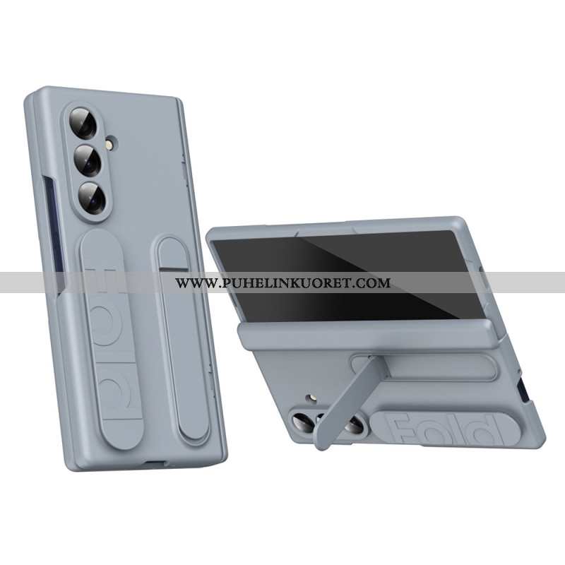 Kuori Samsung Galaxy Z Fold 7 Käyttöohje Hihna Ja Karkaistusta Lasista Valmistettu Näyttö Suoja