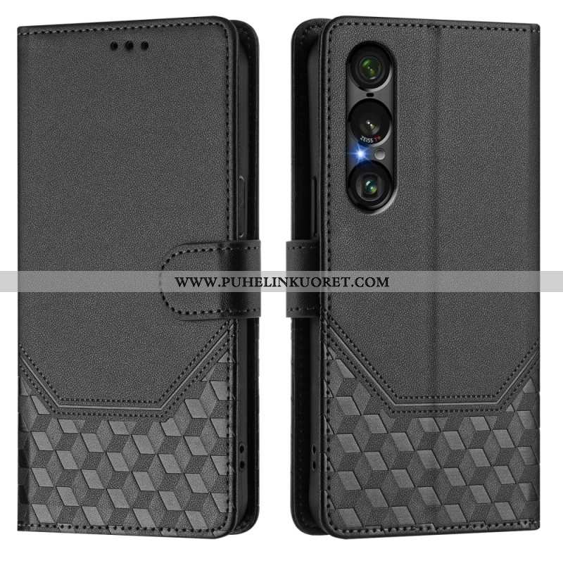 Kuoret Sony Xperia 1 Vii Rfid-suojattu Hunajakennokuvio