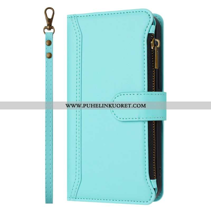 Kotelot Sony Xperia 1 Vii Puhelinkuoret 9 Kortin Lokeron Lompakko Hihnalla