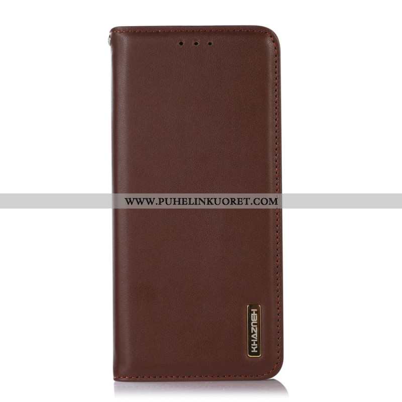 Nahkakotelo Sony Xperia 1 Vii Khazneh Nappanahka Suojakuori