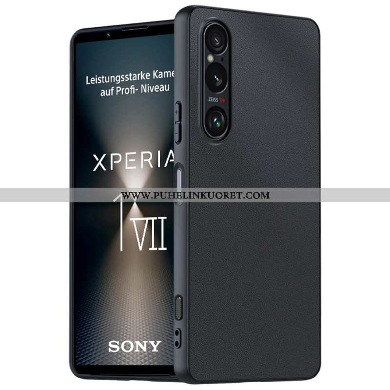 Kuori Sony Xperia 1 Vii Nahkakuvioinen