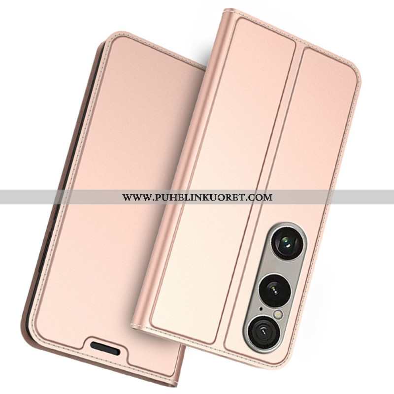 Nahkakotelo Sony Xperia 1 Vii Korttikotelo Suojakuori