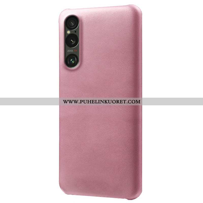 Kuori Sony Xperia 1 Vii Nahka Efekti Suojakuori