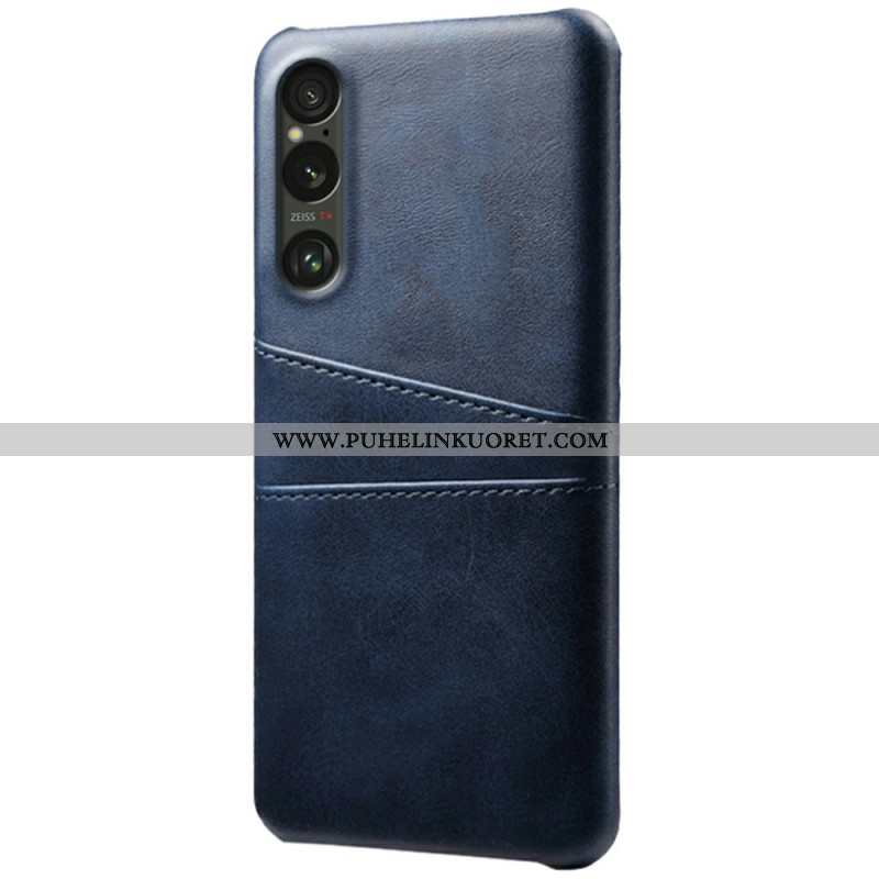 Case Sony Xperia 1 Vii Puhelinkuoret Nahkaefektikorttikotelo