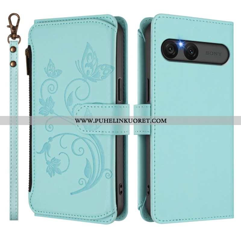 Kotelot Sony Xperia 10 Vii Puhelinkuoret Kukallinen Rfid-lompakko