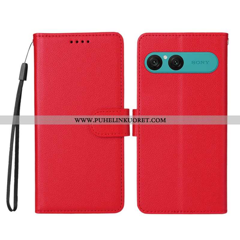 Kotelot Sony Xperia 10 Vii Puhelinkuoret Nahkakuvio Ja Rfid-esto