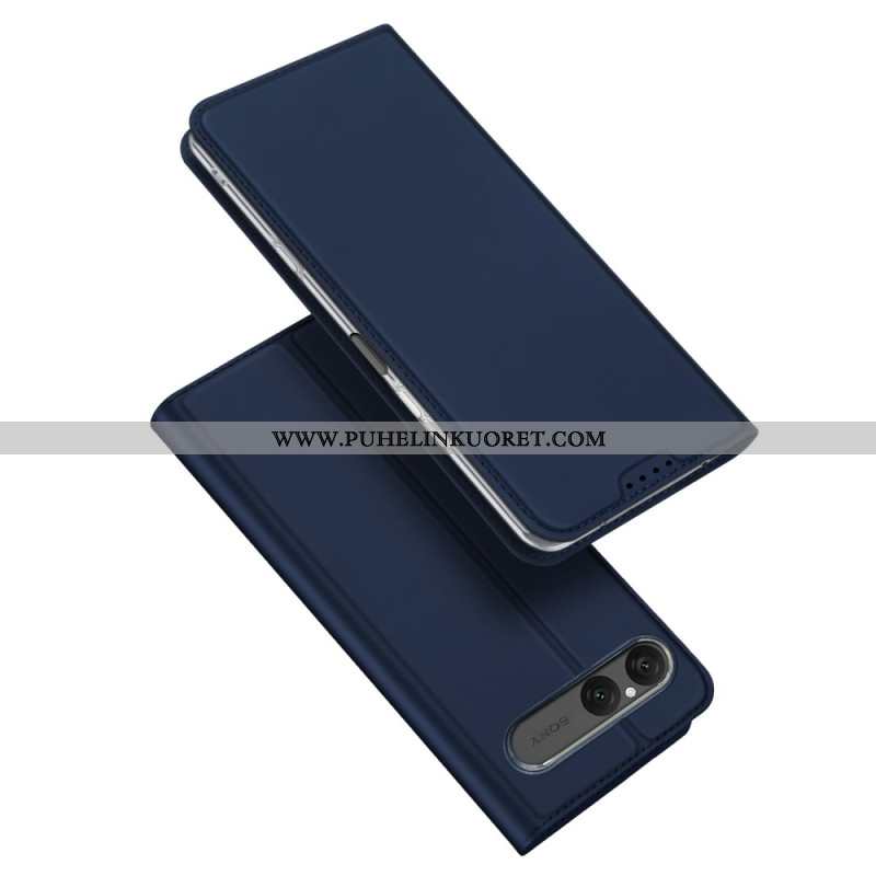 Nahkakotelo Sony Xperia 10 Vii Skin Pro -sarjan Dux Ducis Suojakuori