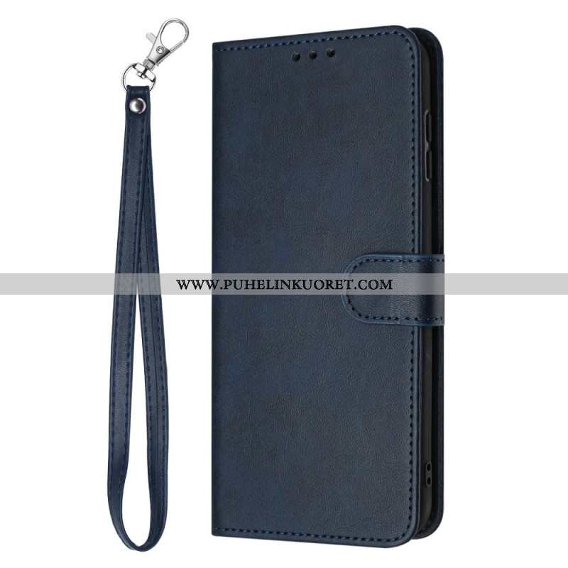 Kotelot Sony Xperia 10 Vii Puhelinkuoret Nahkakuvio Hihnalla