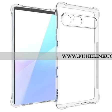 Kuori Sony Xperia 10 Vii Läpinäkyvä Vahvistetuilla Kulmilla