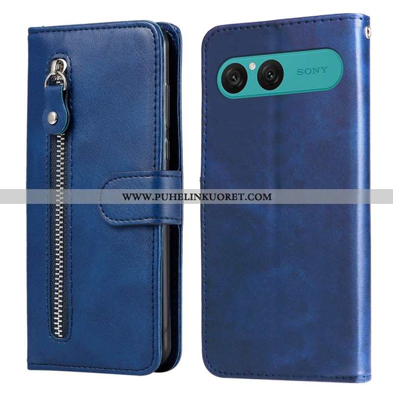 Kotelot Sony Xperia 10 Vii Vetoketjullinen Tasku Suojakuori