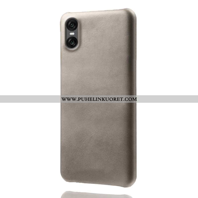 Kuori Sony Xperia 10 Vii Nahkamainen Suojakuori