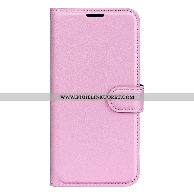 Kotelot Xiaomi 15 Pro Klassinen Litsi-keinonahkanauha