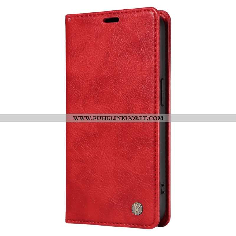 Nahkakotelo Xiaomi 15 Pro Yikatu Nahkakuvio