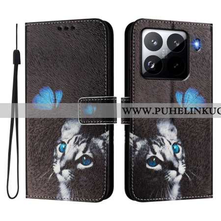 Kotelot Xiaomi 15 Pro Perhonen Ja Kissa