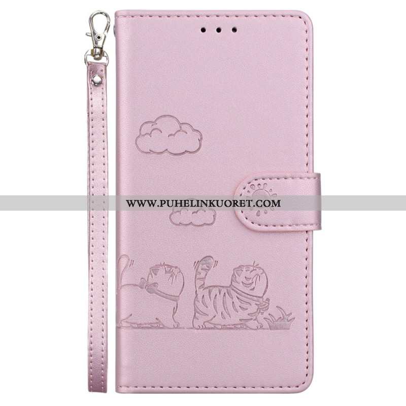 Kotelot Xiaomi 15 Pro Rfid-suojattu Kissakuvio