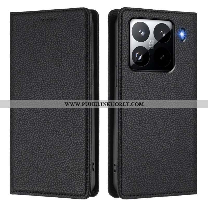 Nahkakotelo Xiaomi 15 Pro Rfid-suojattu Tekonahka