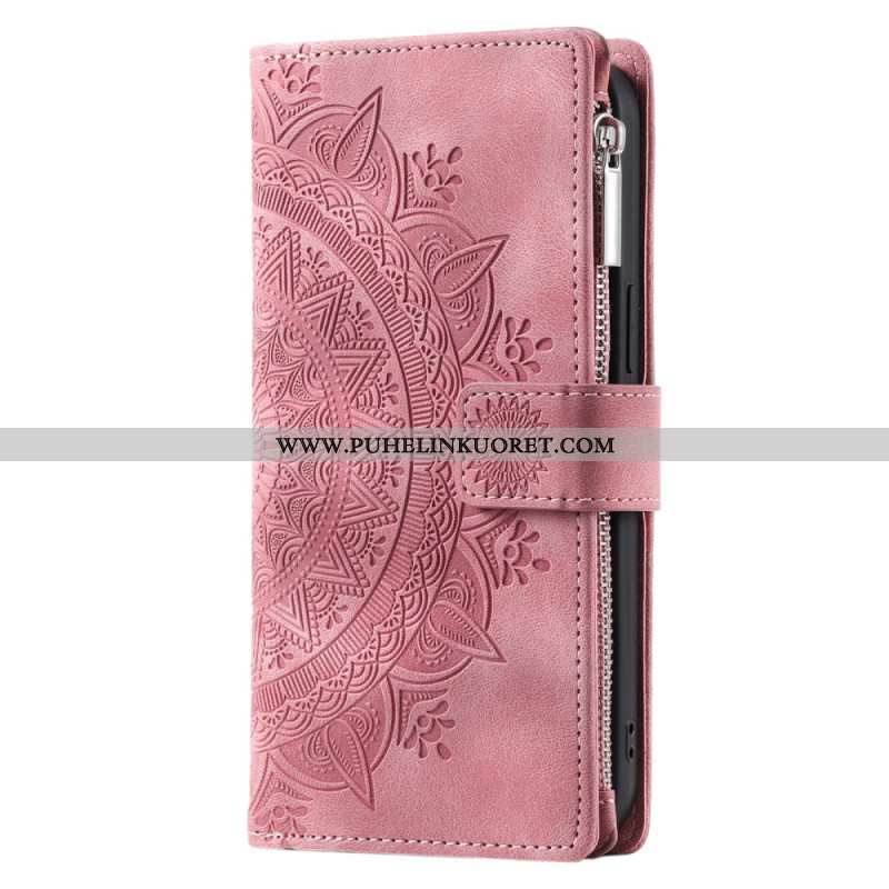 Kotelot Xiaomi 15 Pro Mandala-mokkanahkainen Lompakko Suojakuori