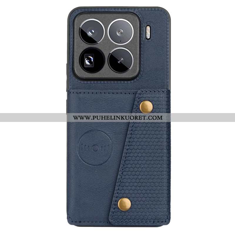 Kuori Xiaomi 15 Pro Nahkaefektikorttikotelo