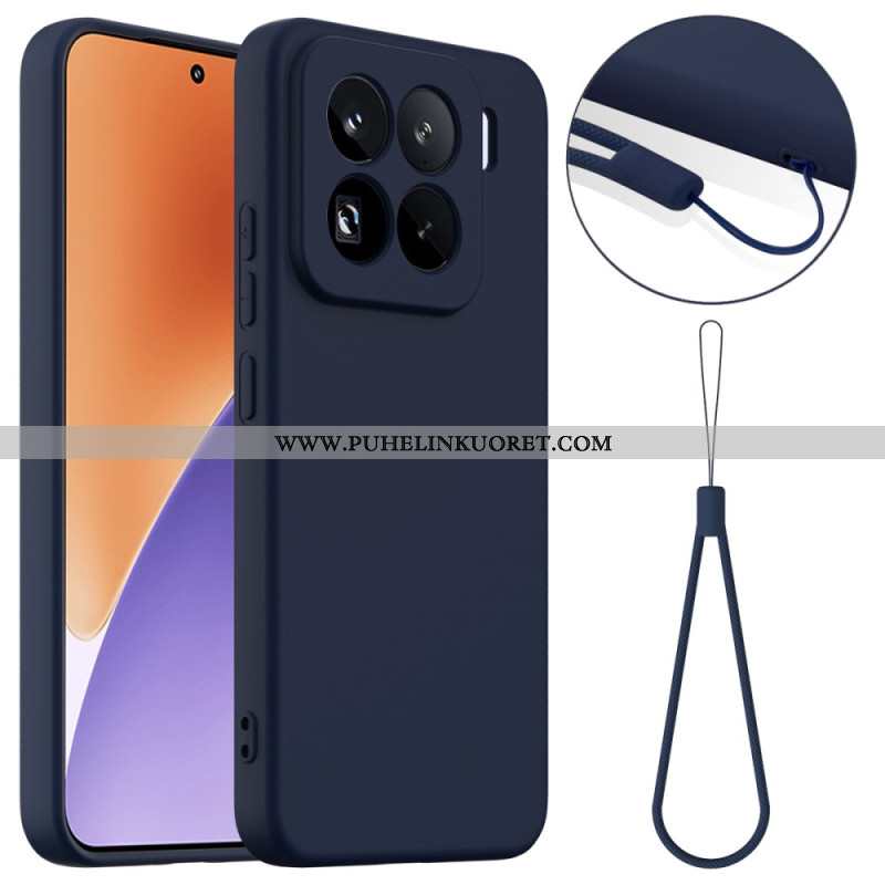 Kuori Xiaomi 15 Pro Magsafe-yhteensopiva Nestesilikoni Hihnalla