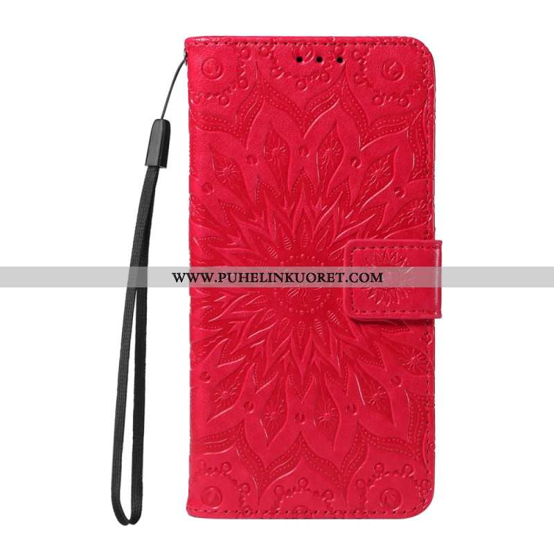 Nahkakotelo Xiaomi 15 Ultra Auringonkukkakuvio