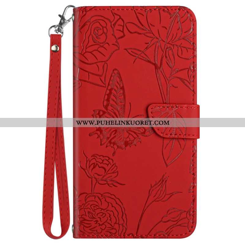 Kotelot Xiaomi 15 Ultra Perhoskuvioinen Hihna