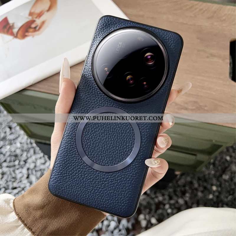 Kuori Xiaomi 15 Ultra Magsafe-litsikuviointinahkakuviointi