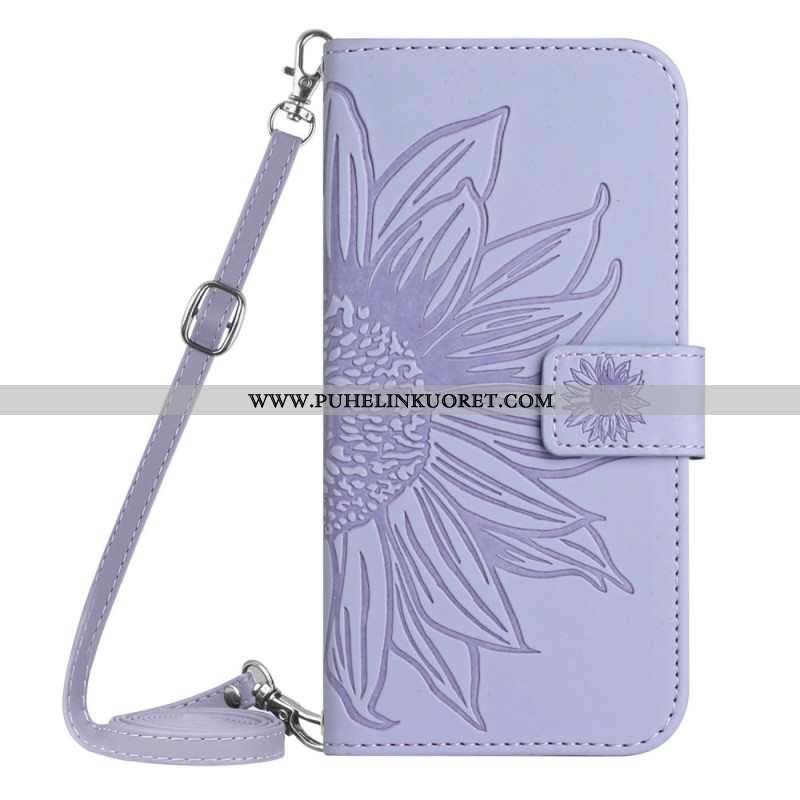 Kotelot Xiaomi 15 Ultra Auringonkukkakuvioinen Olkalaukku