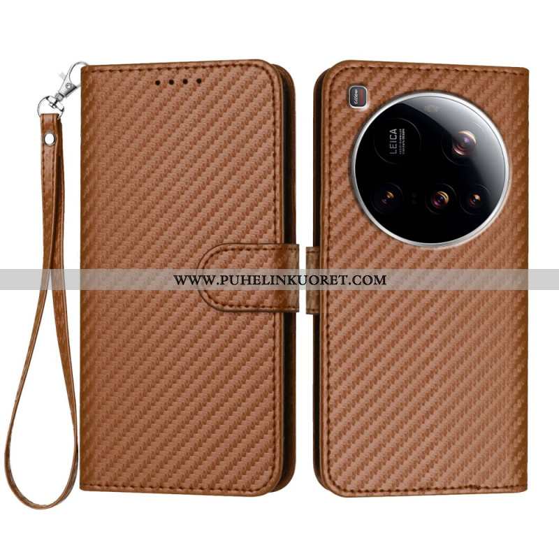 Kotelot Xiaomi 15 Ultra Puhelinkuoret Teksturoitu Hiilikuitu