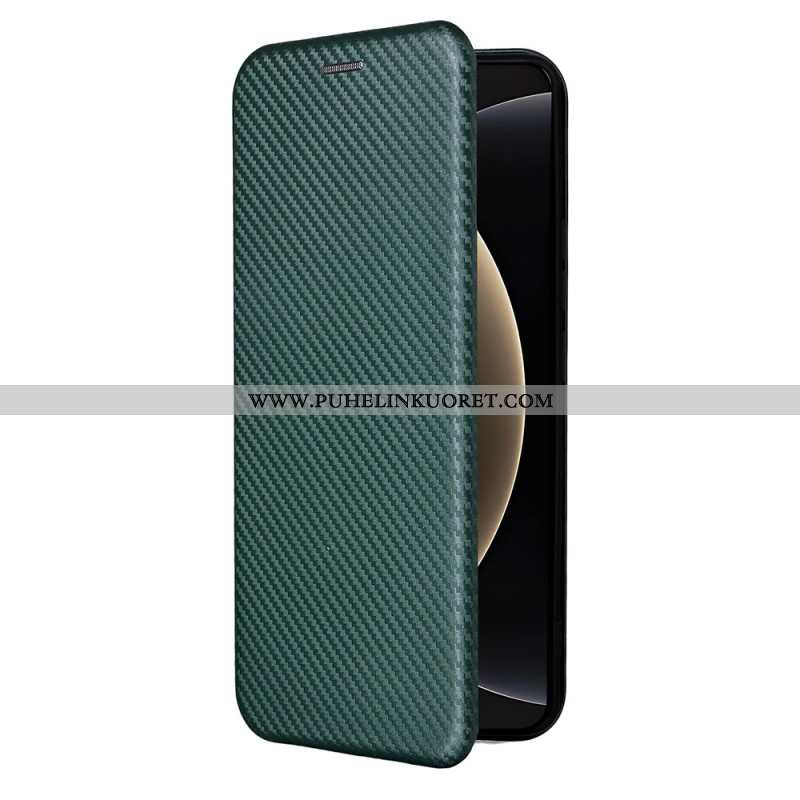 Nahkakotelo Xiaomi 15 Ultra Harjattu Hiilikuitu