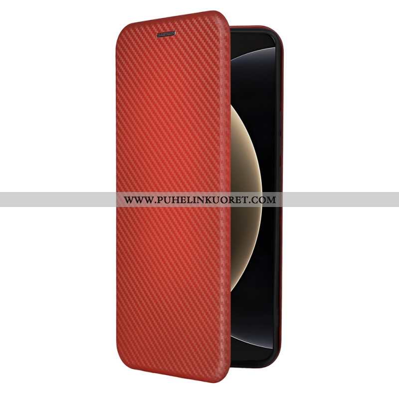 Nahkakotelo Xiaomi 15 Ultra Harjattu Hiilikuitu