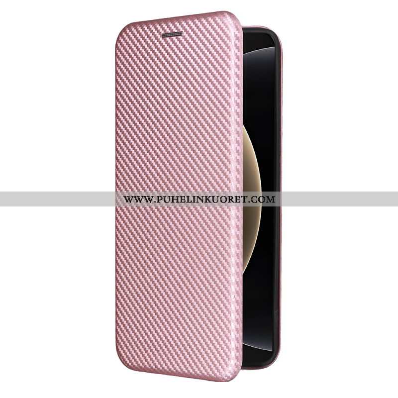 Nahkakotelo Xiaomi 15 Ultra Harjattu Hiilikuitu