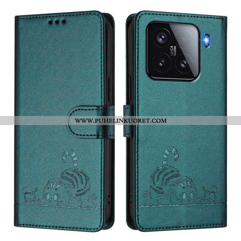 Kotelot Xiaomi 15 Hihna Ja Rfid-suoja