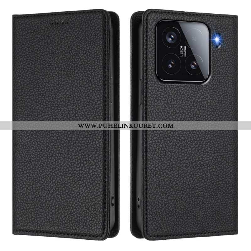 Nahkakotelo Xiaomi 15 Puhelinkuoret Rfid-suojattu Nahkakuvio