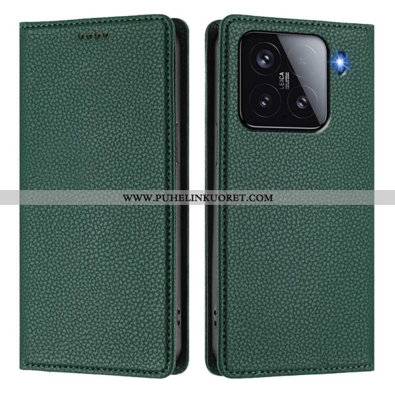 Nahkakotelo Xiaomi 15 Puhelinkuoret Rfid-suojattu Nahkakuvio