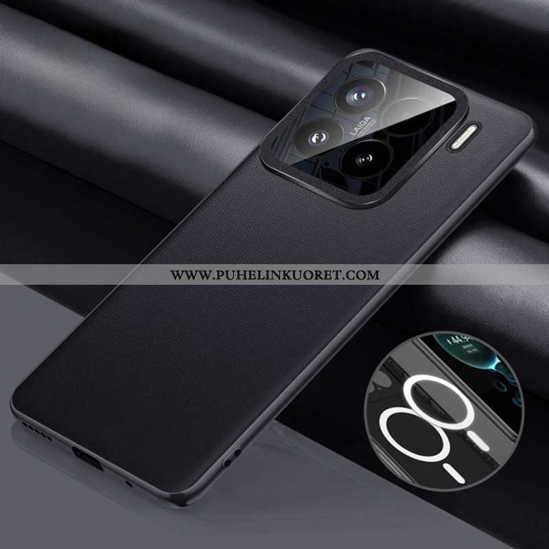 Kuori Xiaomi 15 Magsafe-yhteensopiva Nahkakuvioinen Suojakuori