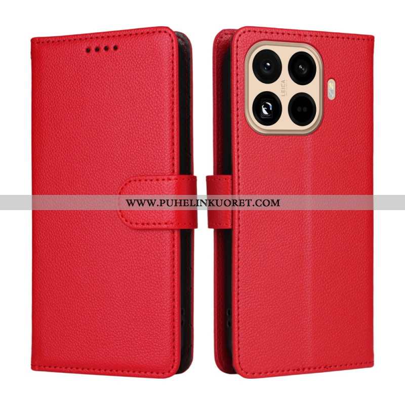 Kotelot Xiaomi 15t Pro Rfid-nahkajäljitelmälompakko