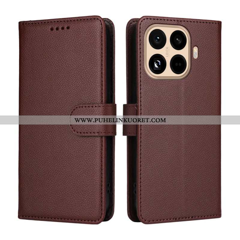 Kotelot Xiaomi 15t Pro Rfid-nahkajäljitelmälompakko