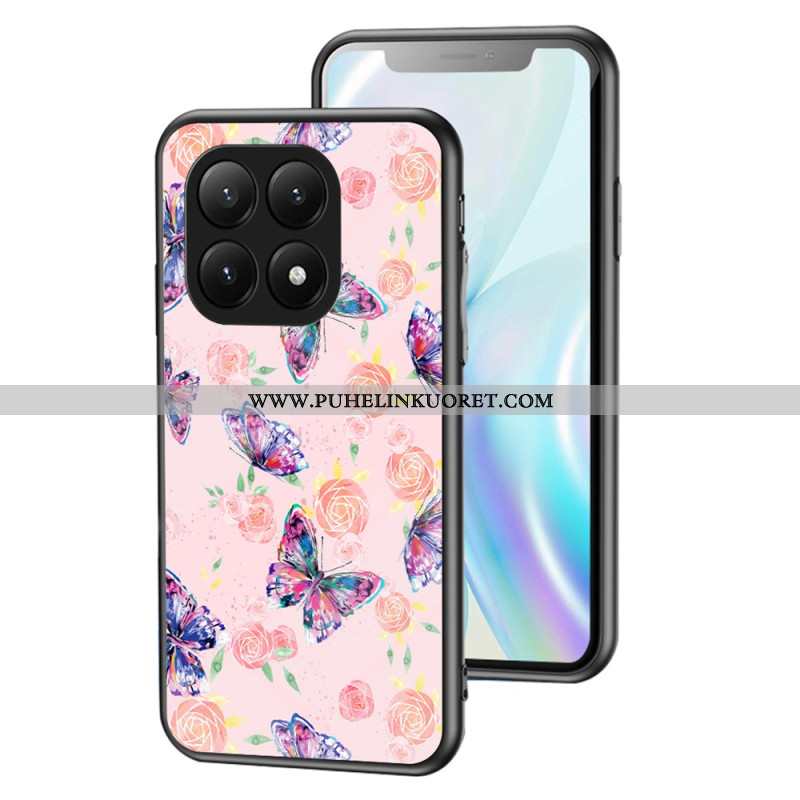 Kuori Xiaomi 15t Pro Karkaistusta Lasista Tehdyt Perhoset