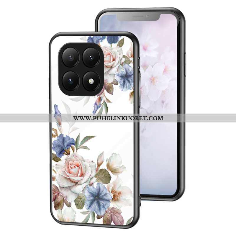 Case Xiaomi 15t Pro Puhelinkuoret Kukkakuvioinen Karkaistu Lasi