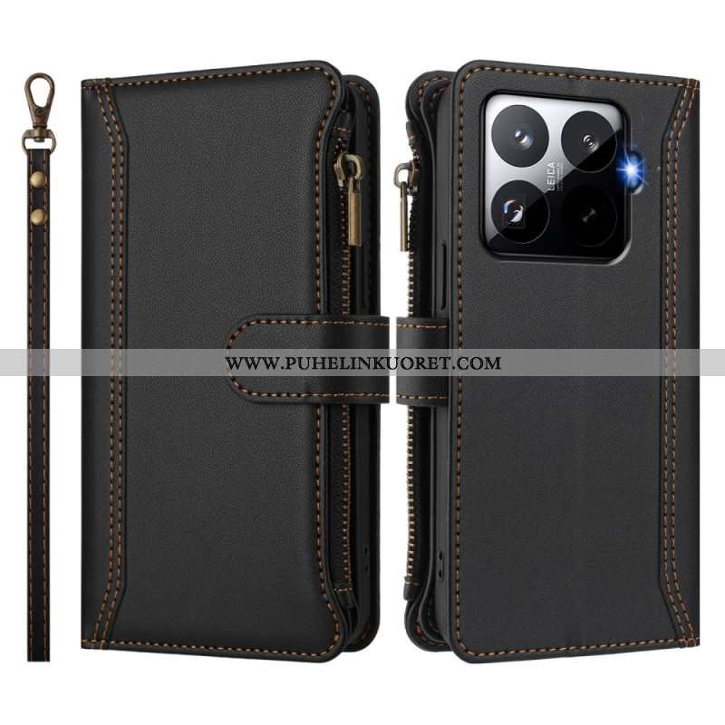 Kotelot Xiaomi 15t Pro Hihnallinen Lompakko