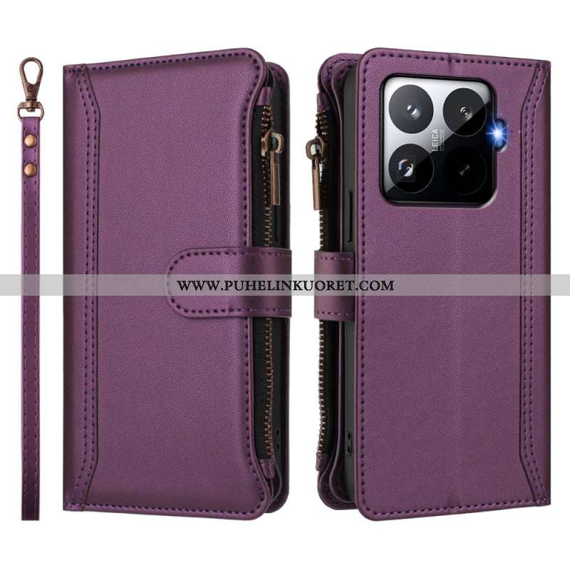 Kotelot Xiaomi 15t Pro Hihnallinen Lompakko