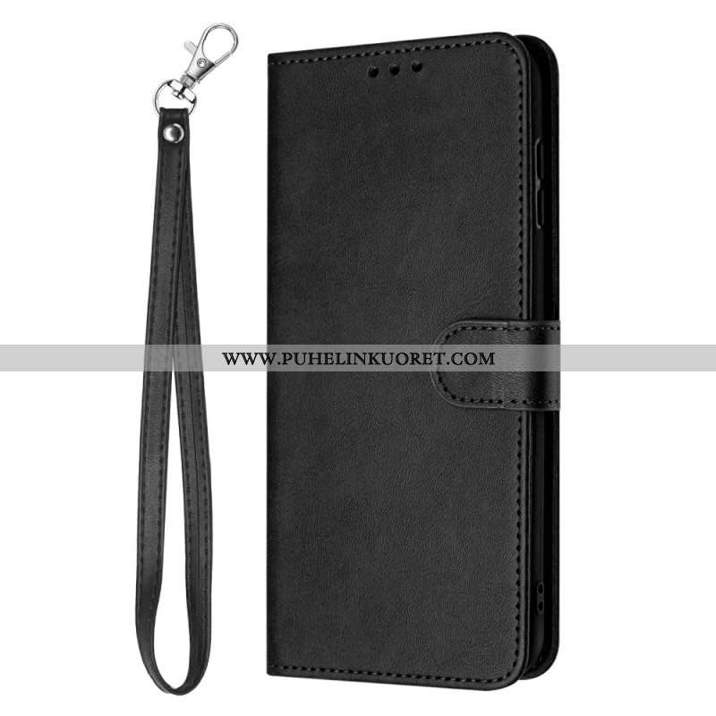 Kotelot Xiaomi 15t Pro Puhelinkuoret Nahkajäljitelmä Ja Hihnalla
