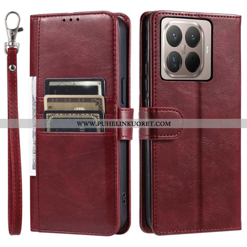 Kotelot Xiaomi 15t Pro 6 Korttipaikkaa Ja Nauha Suojakuori