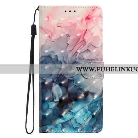 Kotelot Xiaomi 15t Pro Vaaleanpunainen Ja Sininen Marmori Suojakuori