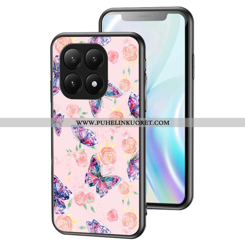 Kuori Xiaomi 15t Karkaistusta Lasista Valmistetut Perhoset